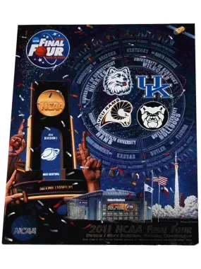 2011 NCAA Final Four Commemorative Official Game Program Cover Print 11" X 14"