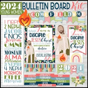 2024 YW Bulletin Board Kit {I AM A DISCIPLE OF CHRIST} PRINTABLE