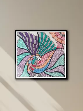 A Madhubani Ode to the Peacock by Priti Karn