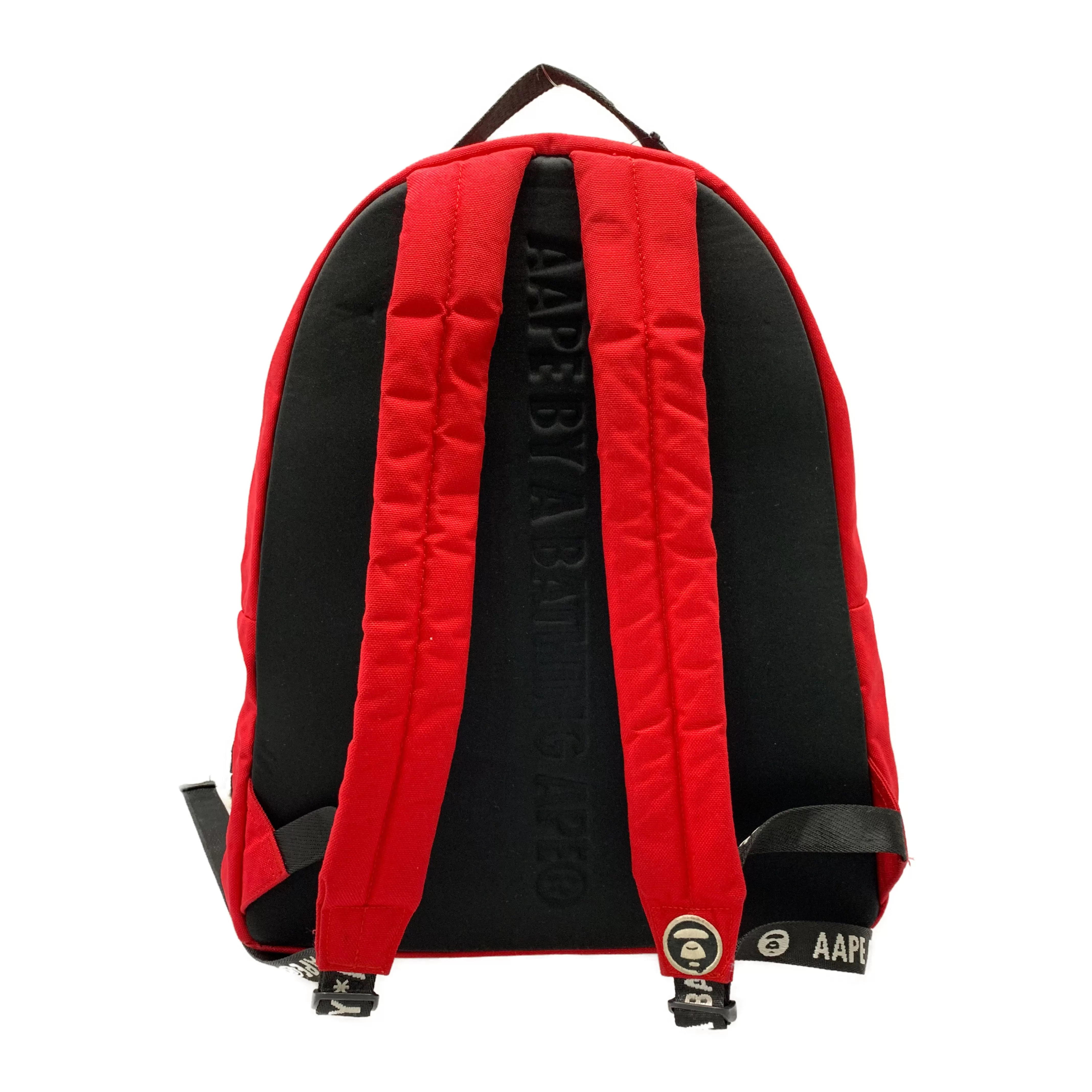 AAPE BY A BATHING APE/Backpack/Red/Nylon/AAPBGM4500XX9