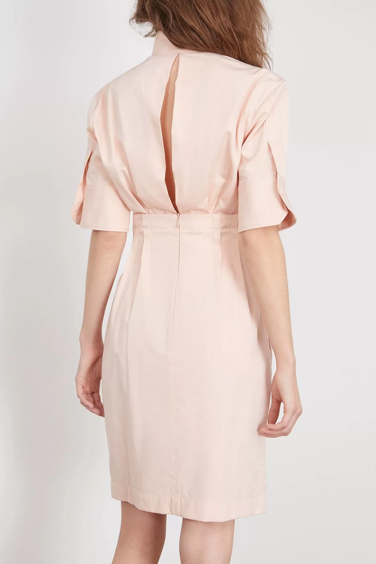 Abiti Smoking Dress in Light Pink