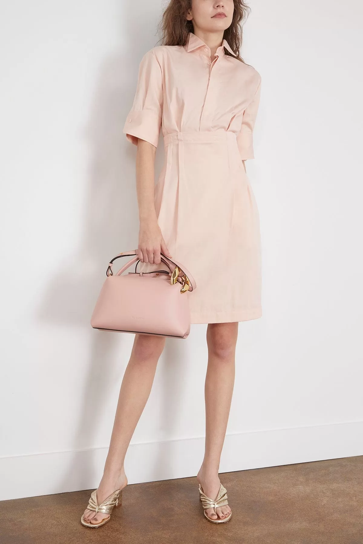 Abiti Smoking Dress in Light Pink