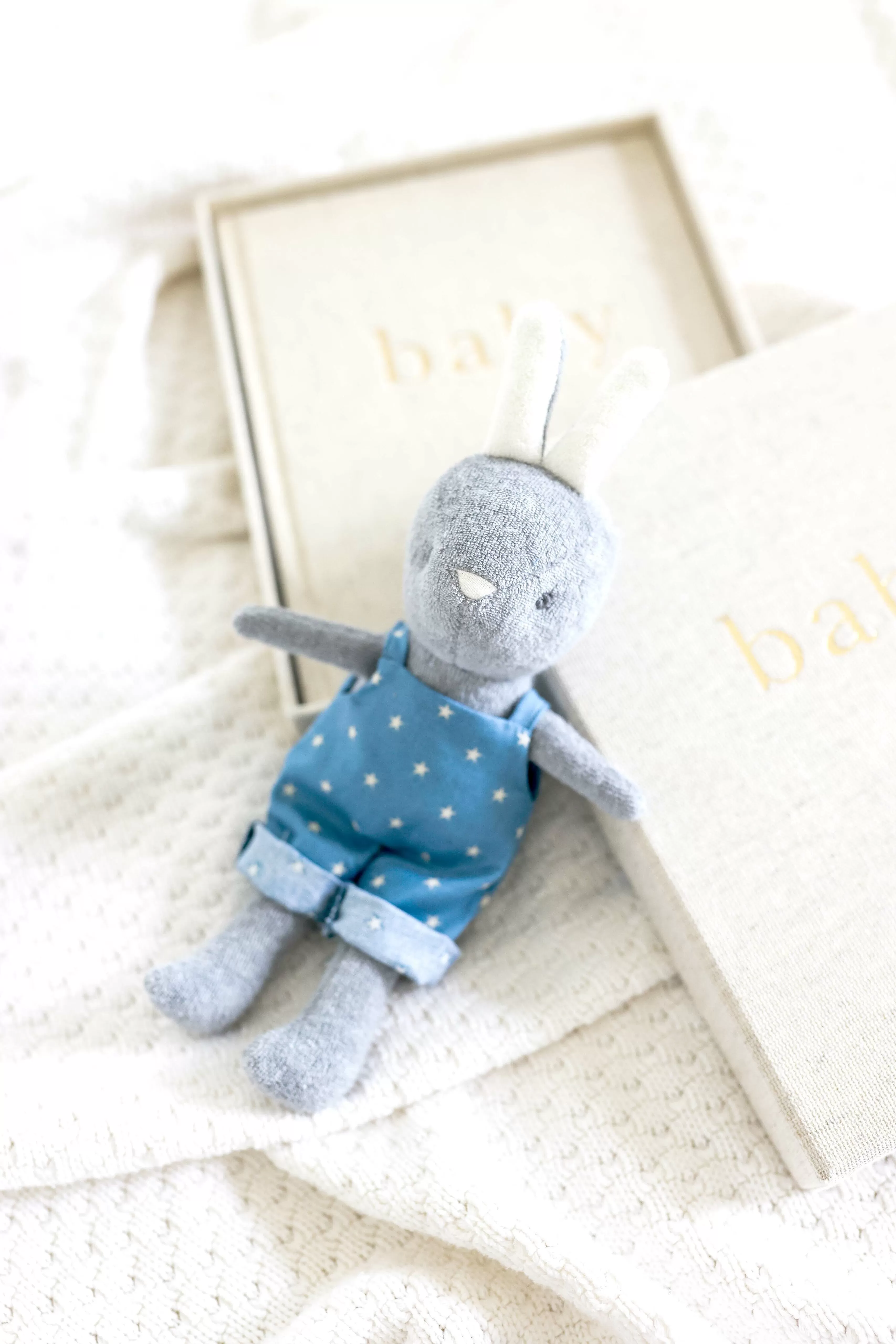 Alimrose Baby Benny Bunny - Blue Star