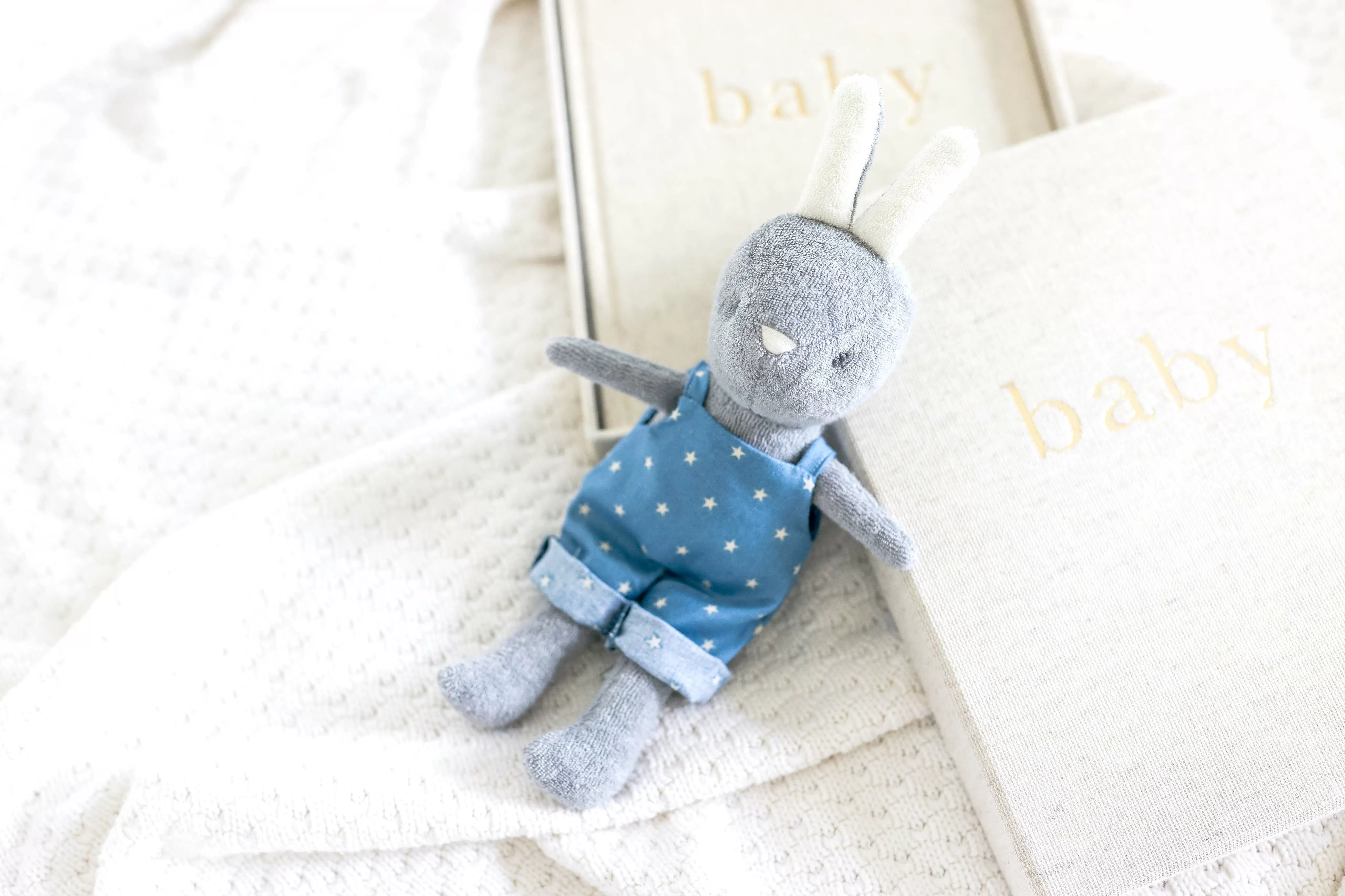 Alimrose Baby Benny Bunny - Blue Star