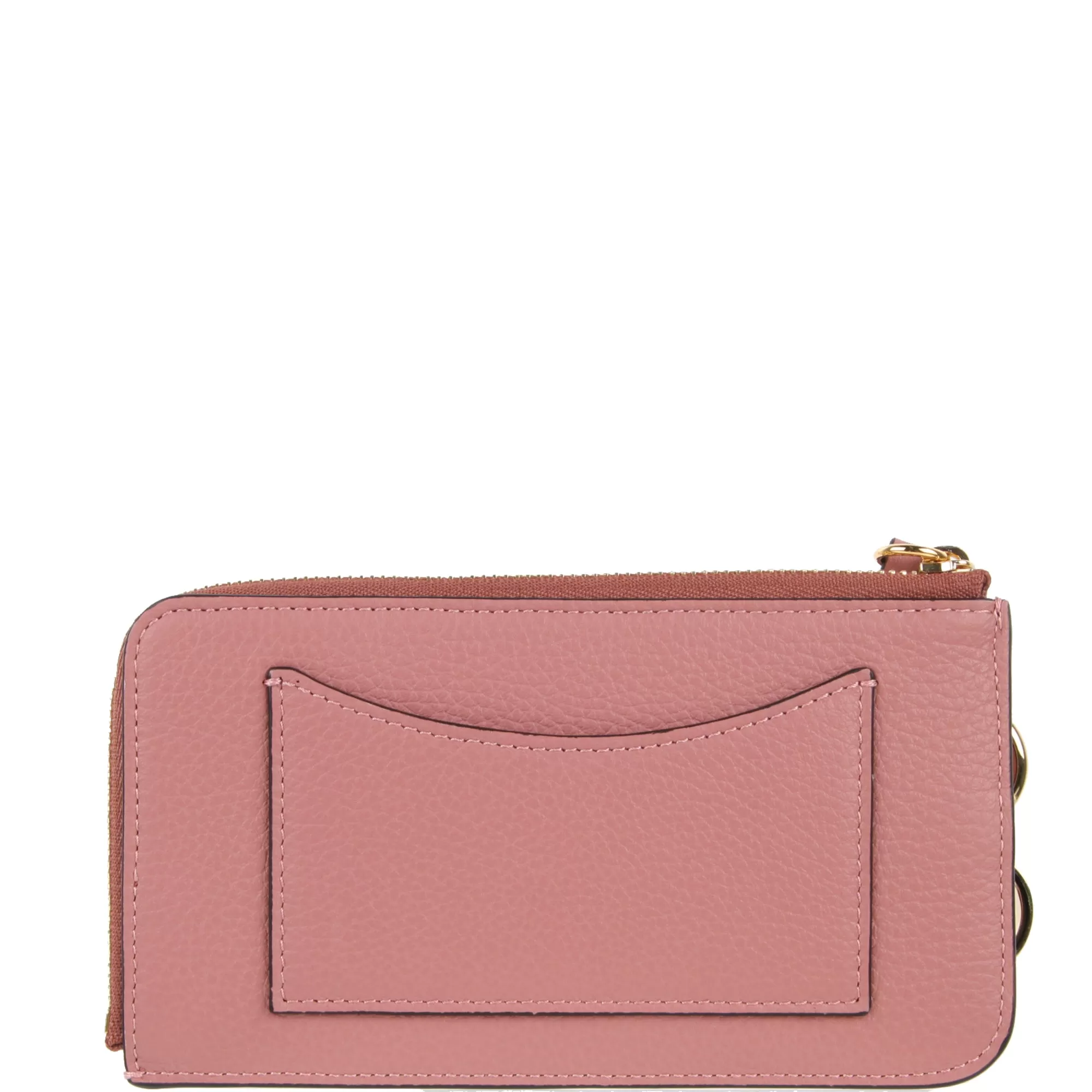 Alphabet Medium Purse, Rusty Pink