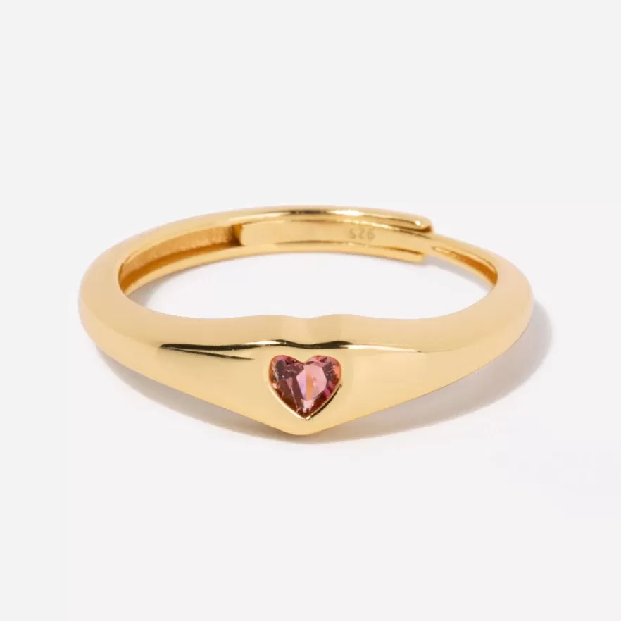 Amia Pink Tourmaline Ring