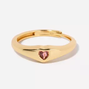 Amia Pink Tourmaline Ring