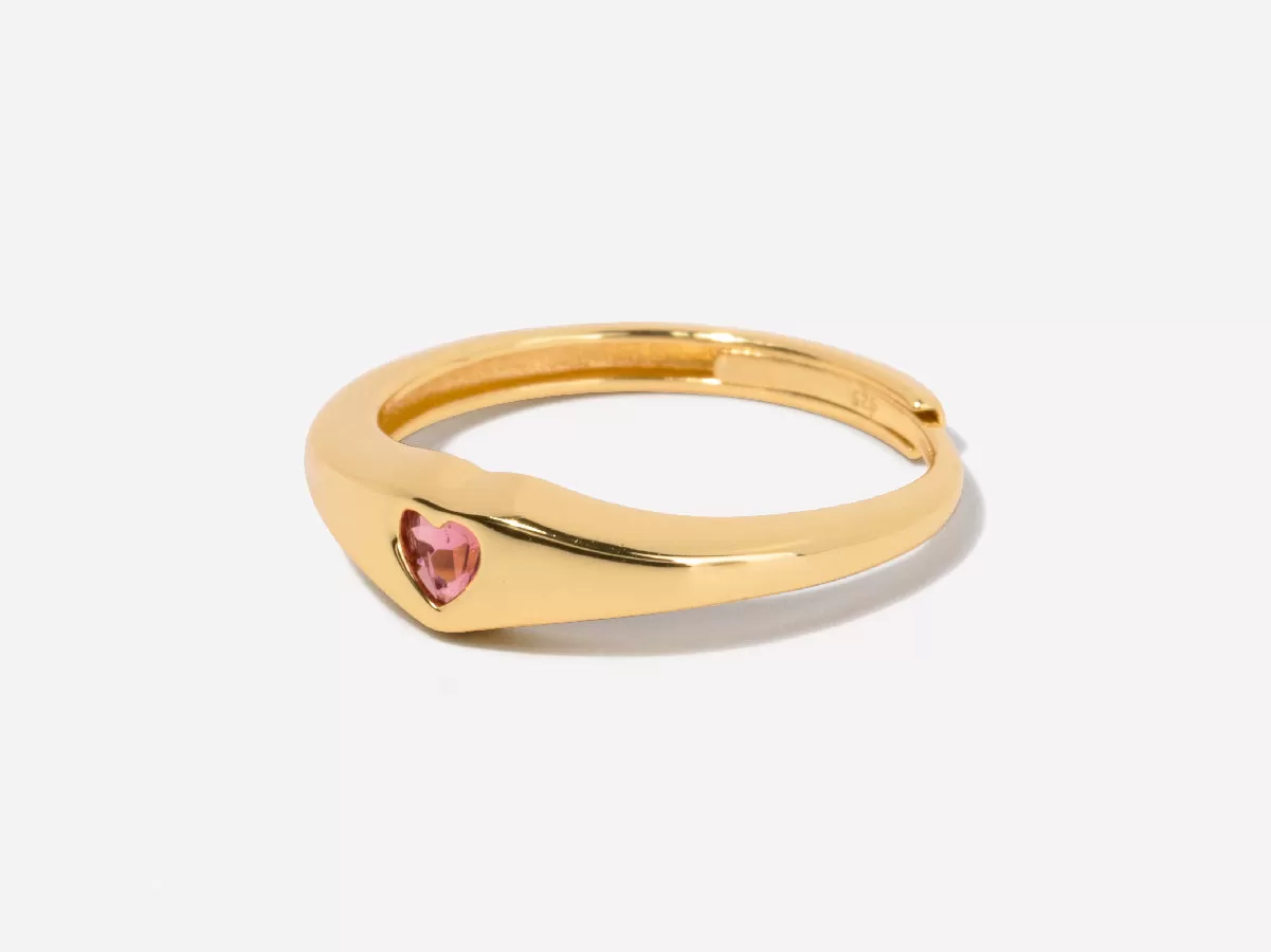 Amia Pink Tourmaline Ring