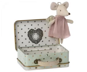 Angel Mouse In Suitcase