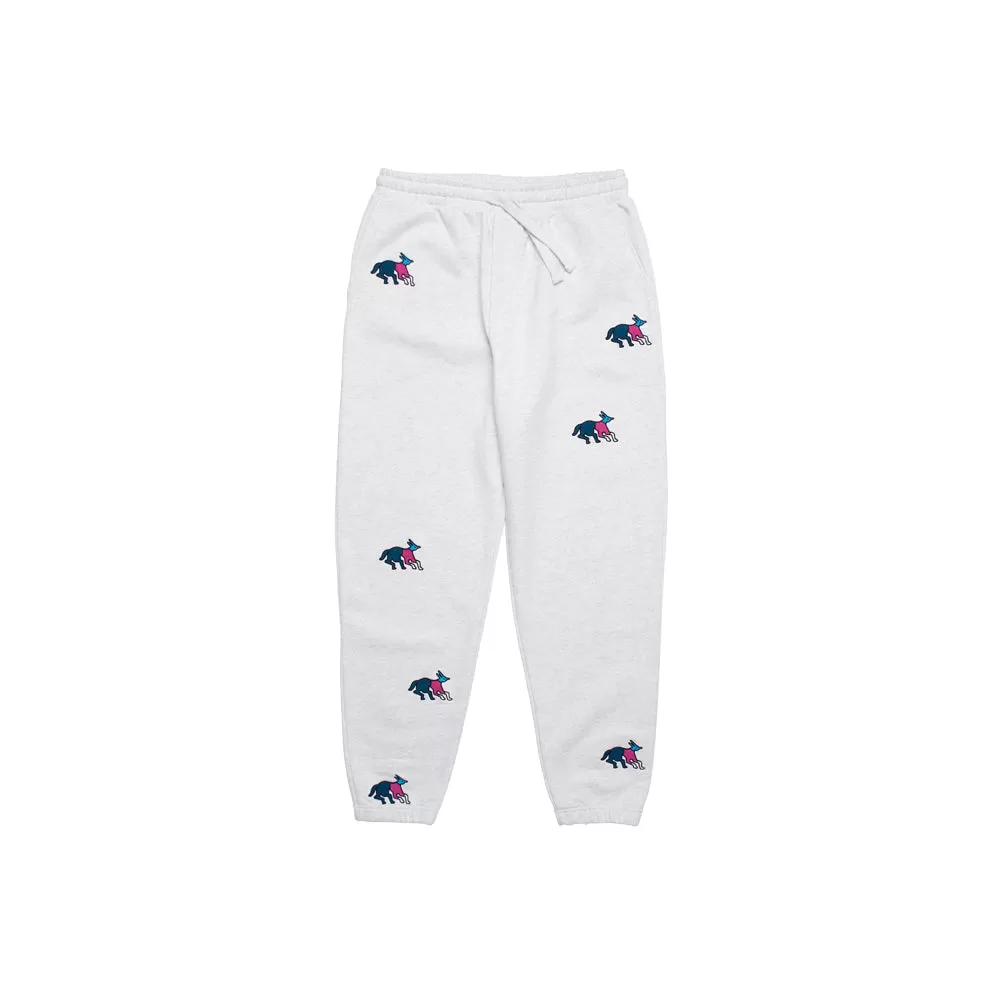 anxious dog sweat pants (ash grey)