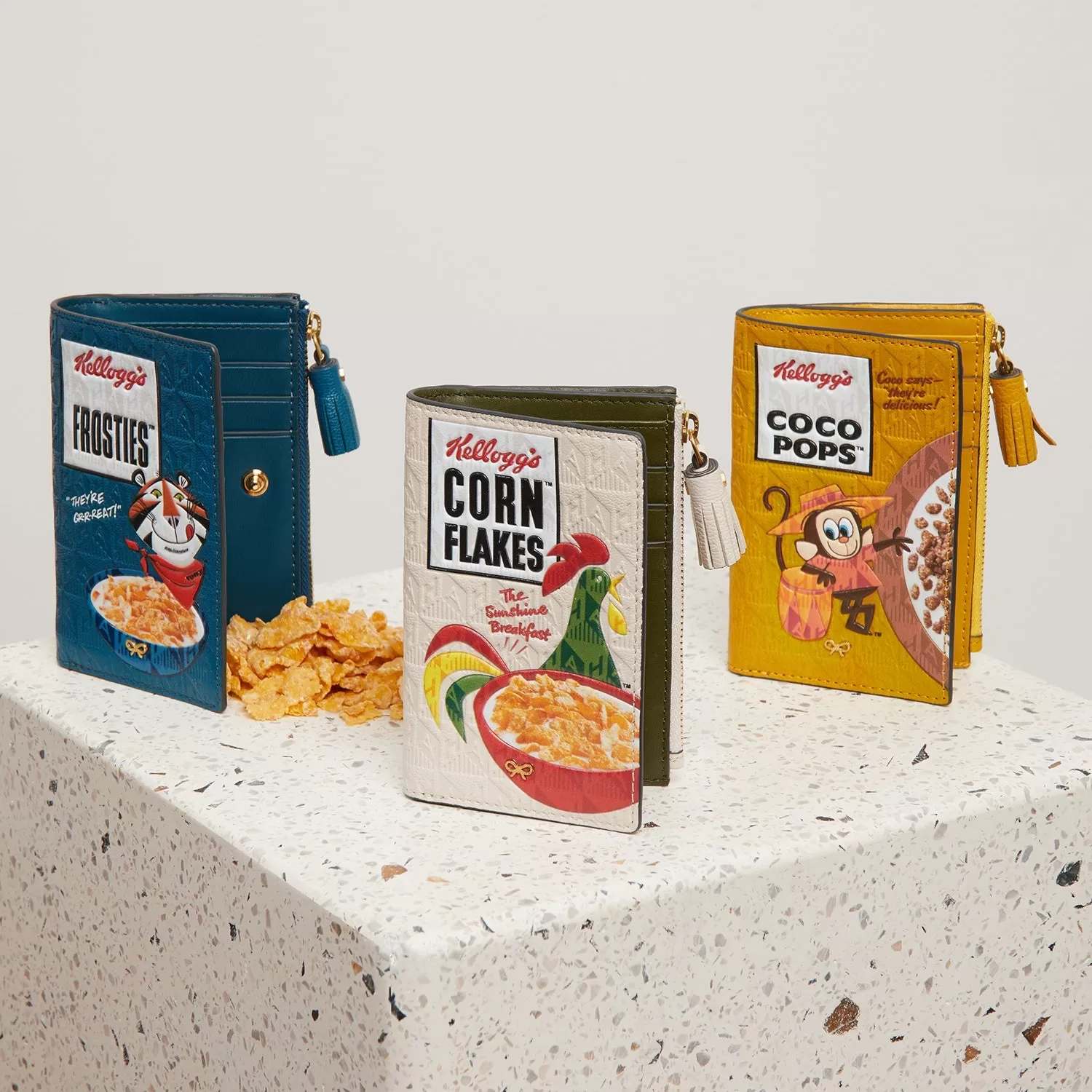 Anya Brands Corn Flakes Folding Wallet