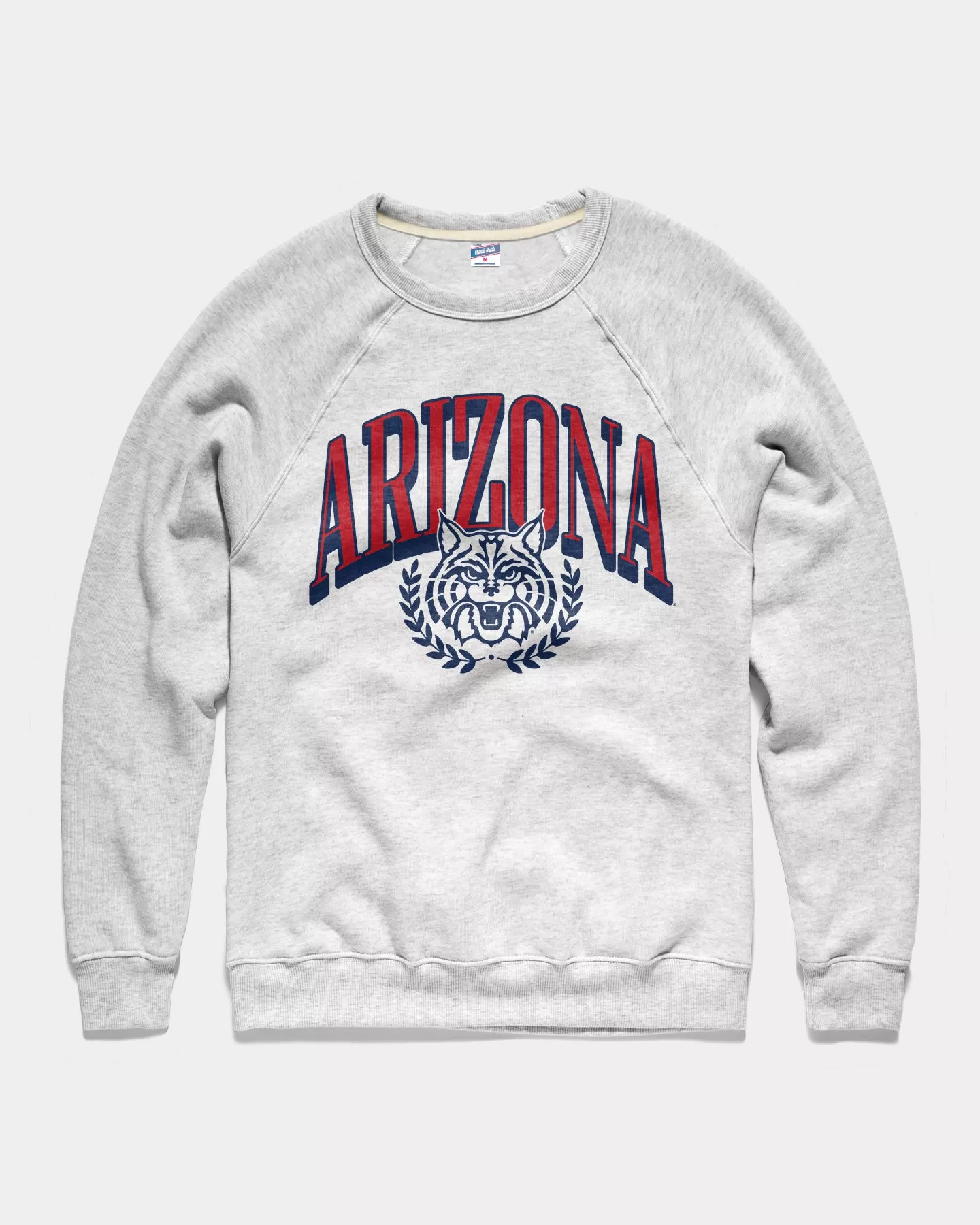 Arizona Wildcats Varsity Arch Ash Grey Crewneck