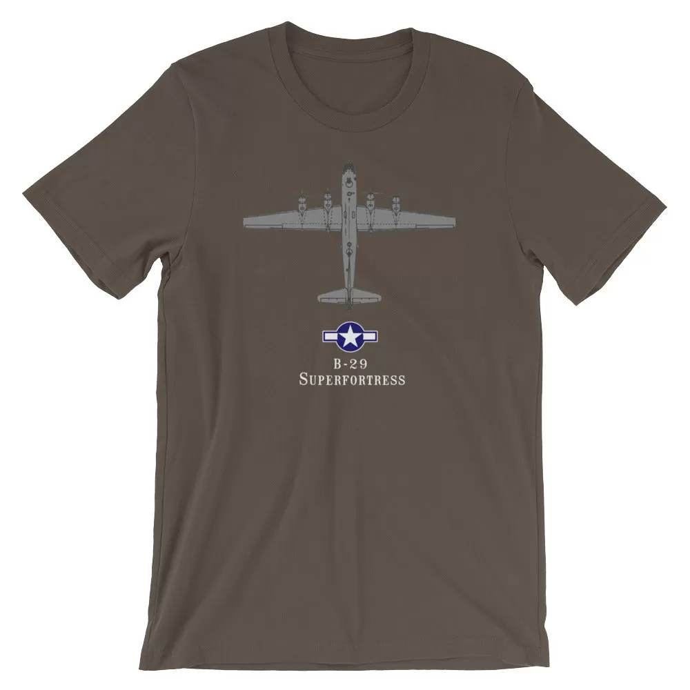 B-29 Superfortress Tech Drawing Tee