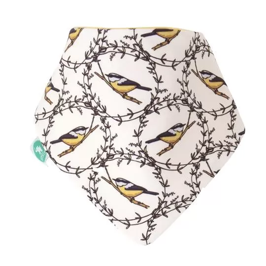 Baby Bib - Reversible Bandana Bird 2-pack