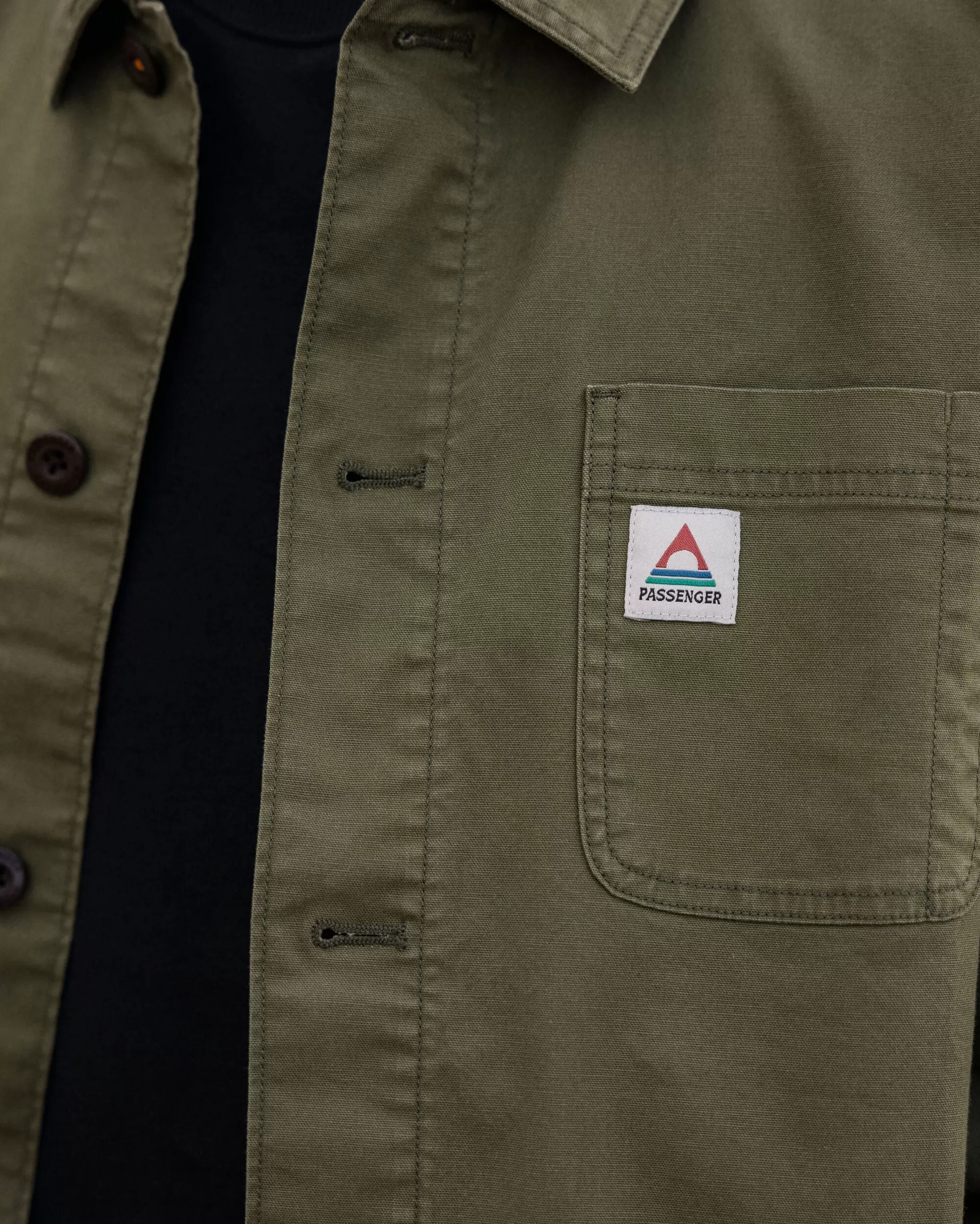 Balsa Canvas Overshirt - Khaki