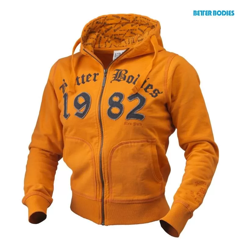 Better Bodies N.Y Hoodie - Bright Orange