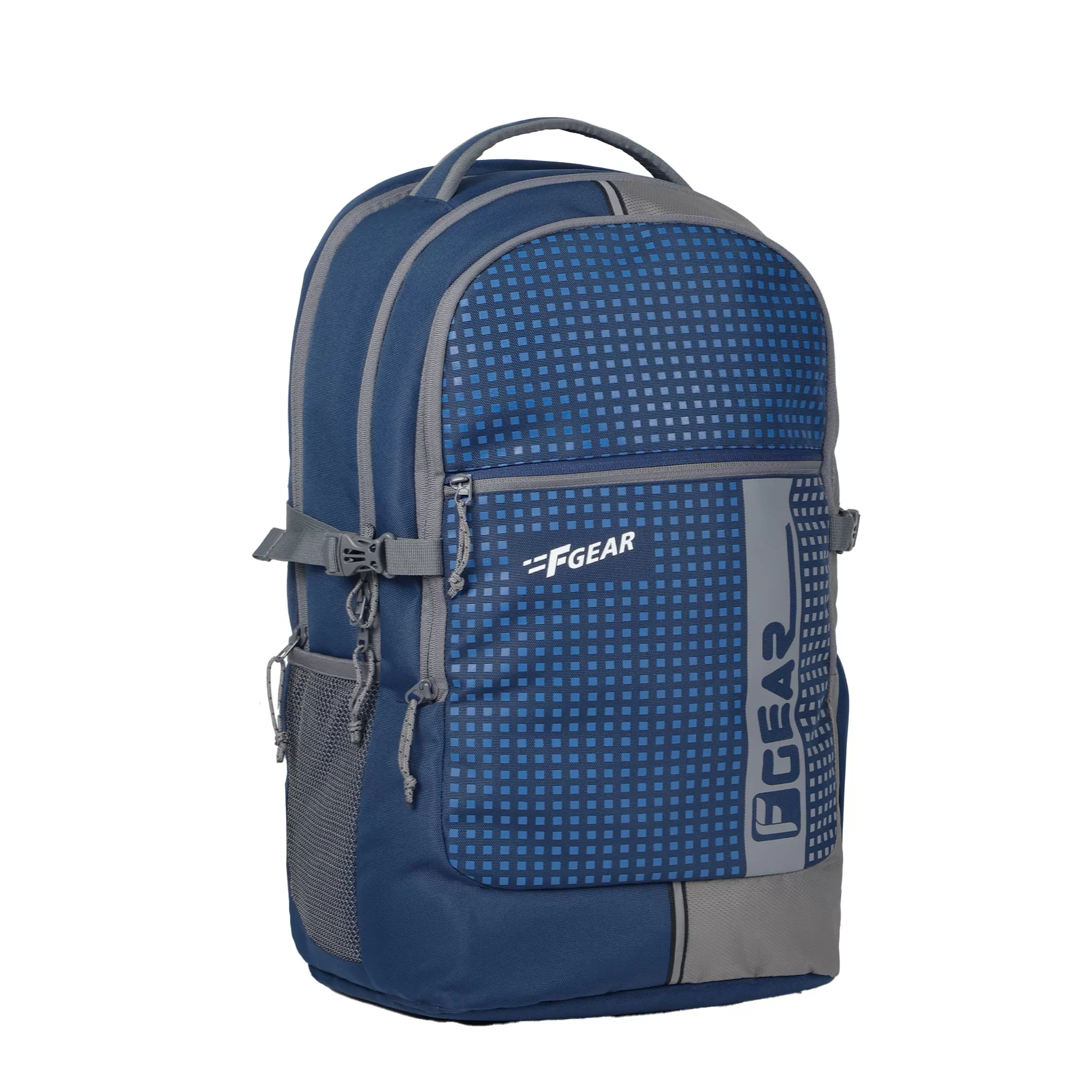 Blow Navy Blue Grey 32L Backpack With Rain Cover