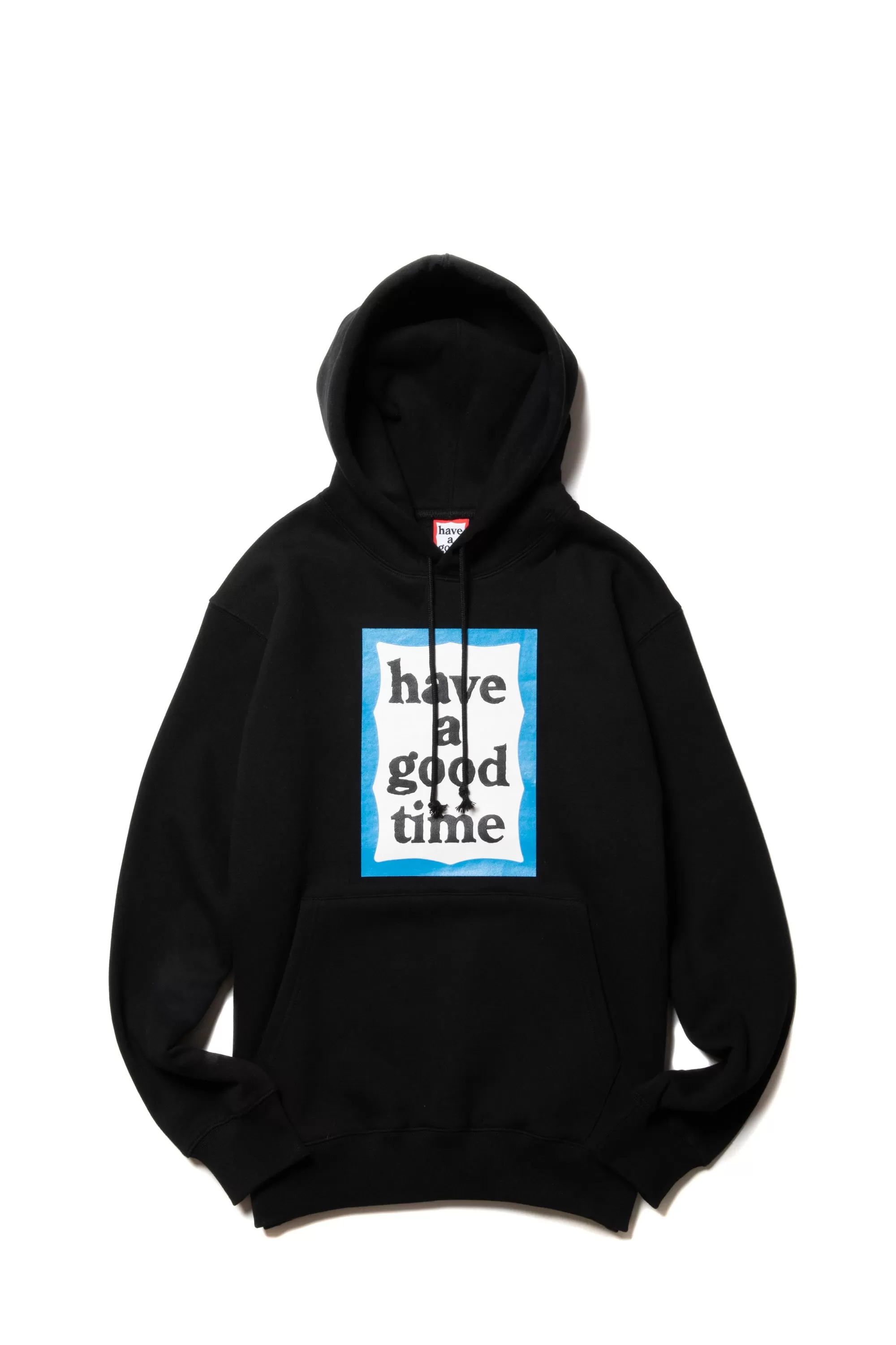 BLUE FRAME PULLOVER HOODIE FL BLACK