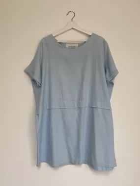 Blue Linen Tunic Size S