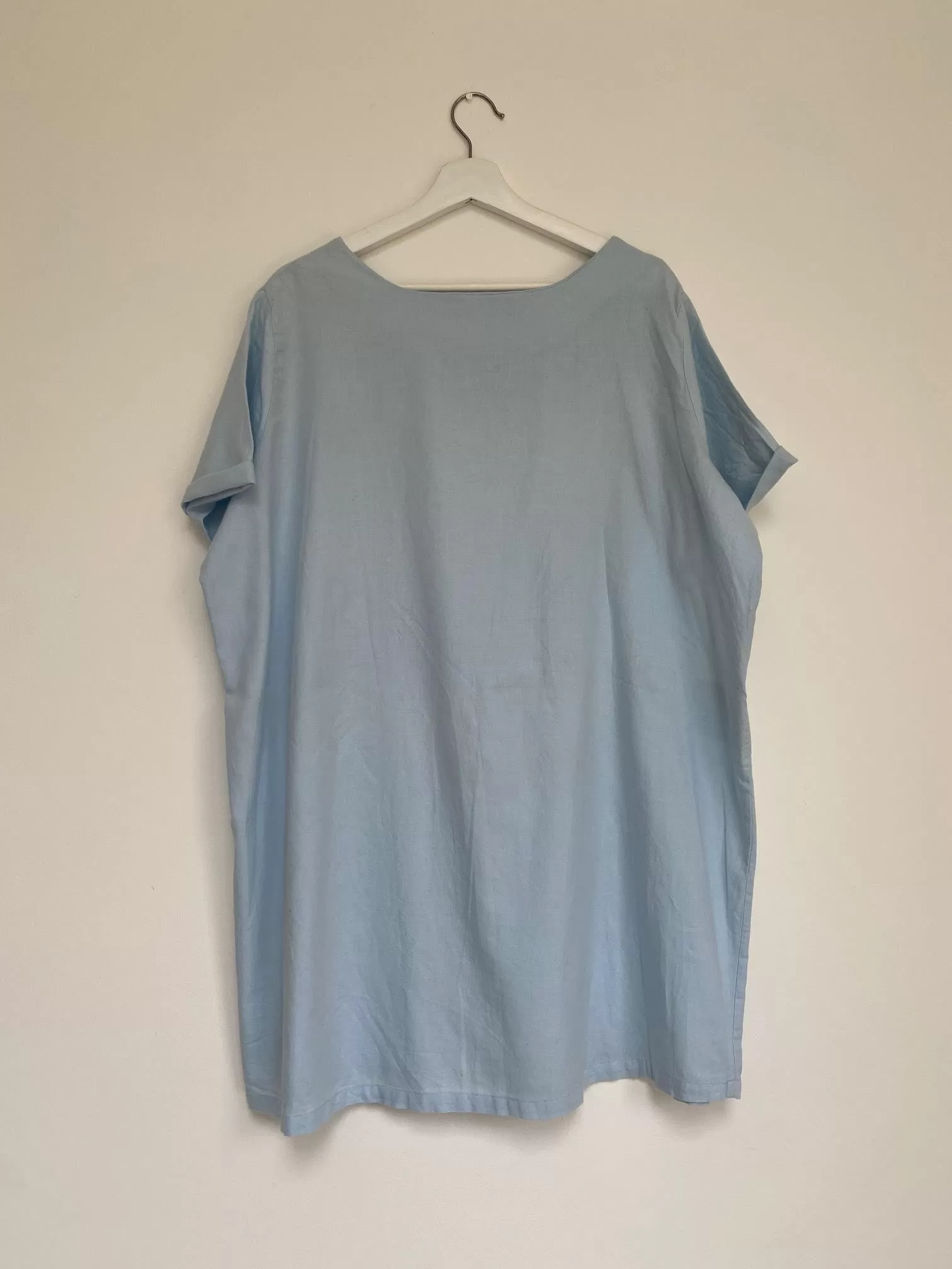 Blue Linen Tunic Size S