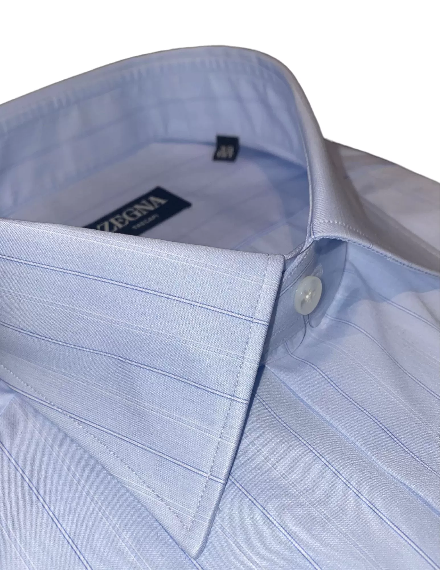 Blue Tonal Stripe Dress Shirt