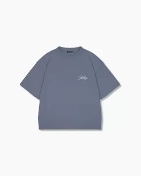 Box Tee - Dull Blue