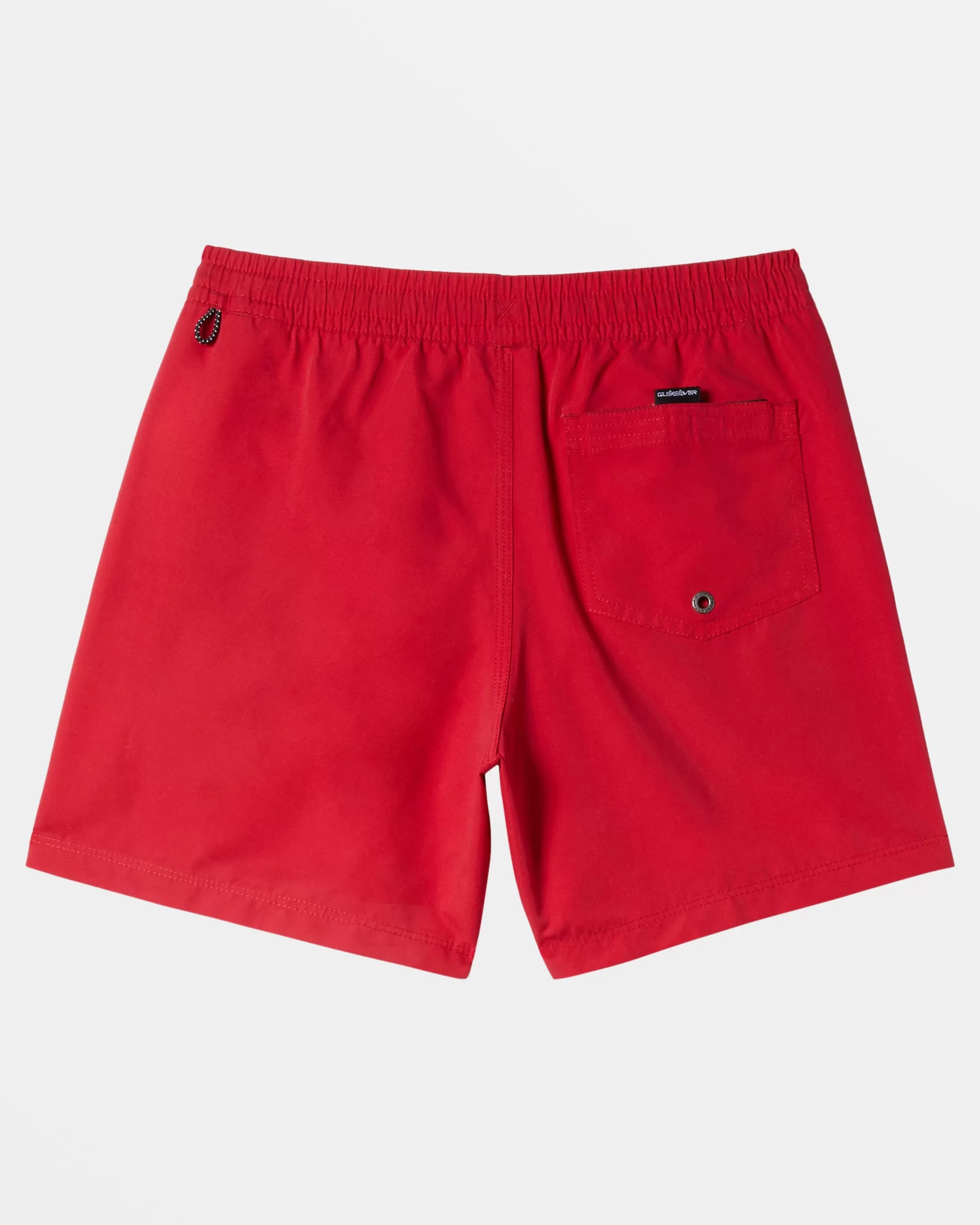 Boys 8-16 Everyday Solid Volley 14" Elastic Waist Shorts - High Risk Red