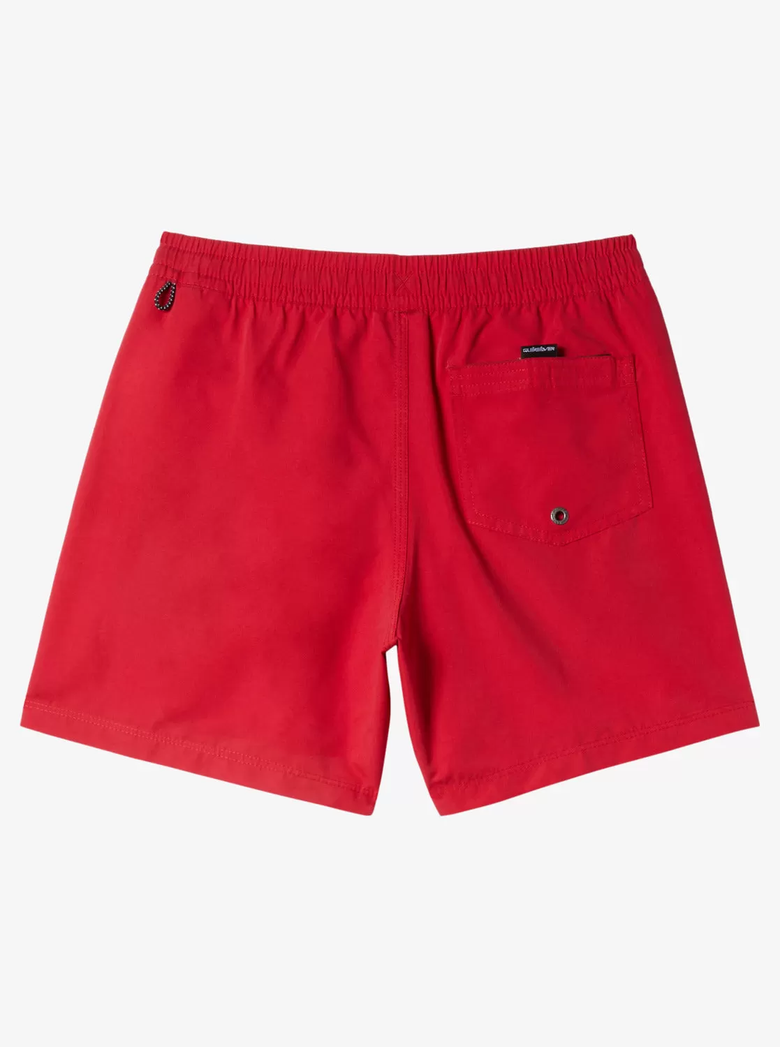 Boys 8-16 Everyday Solid Volley 14" Elastic Waist Shorts - High Risk Red