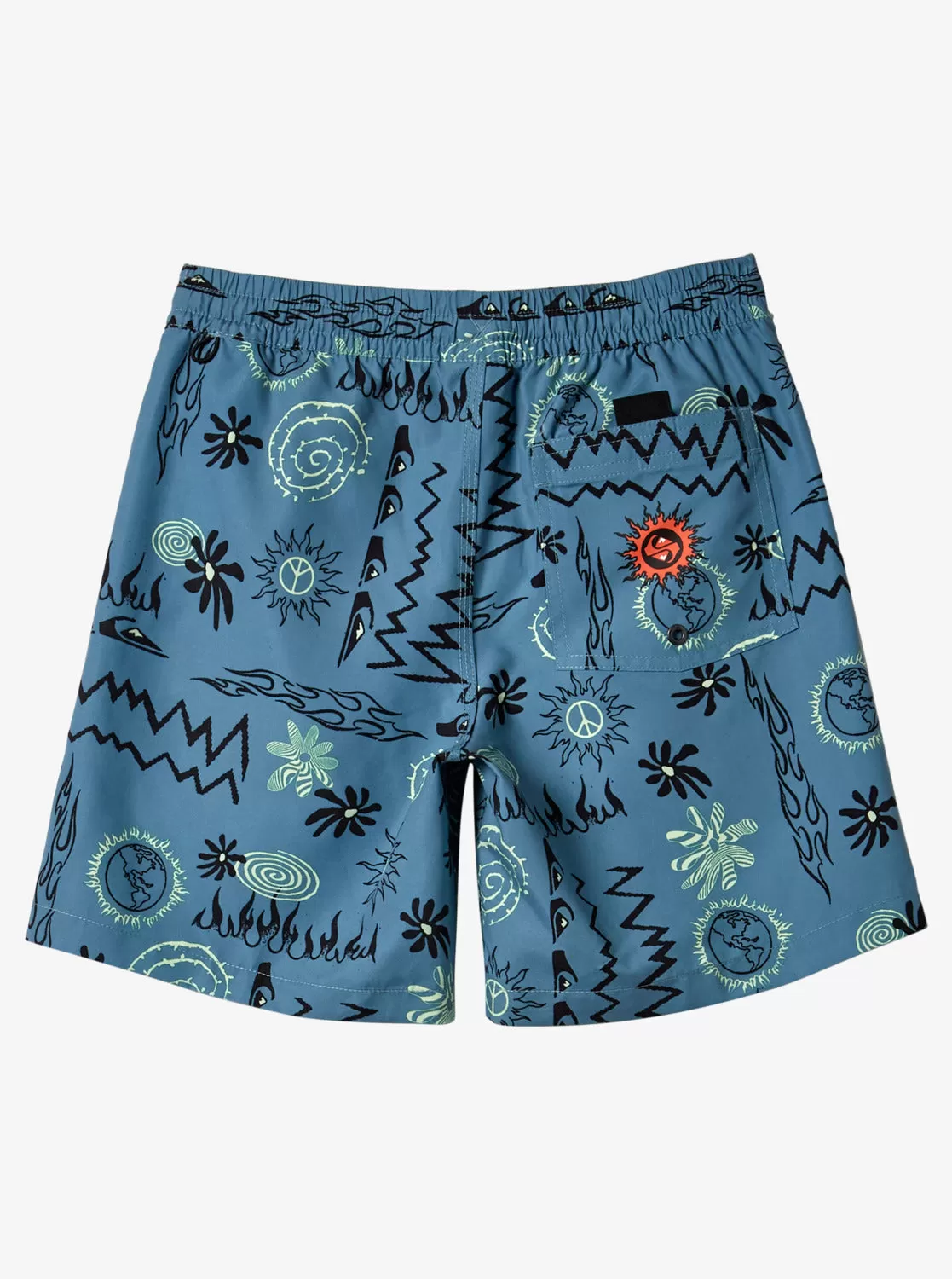 Boys 8-16 Radical Volley 15Nb Elastic Waist Shorts - Blue Shadow