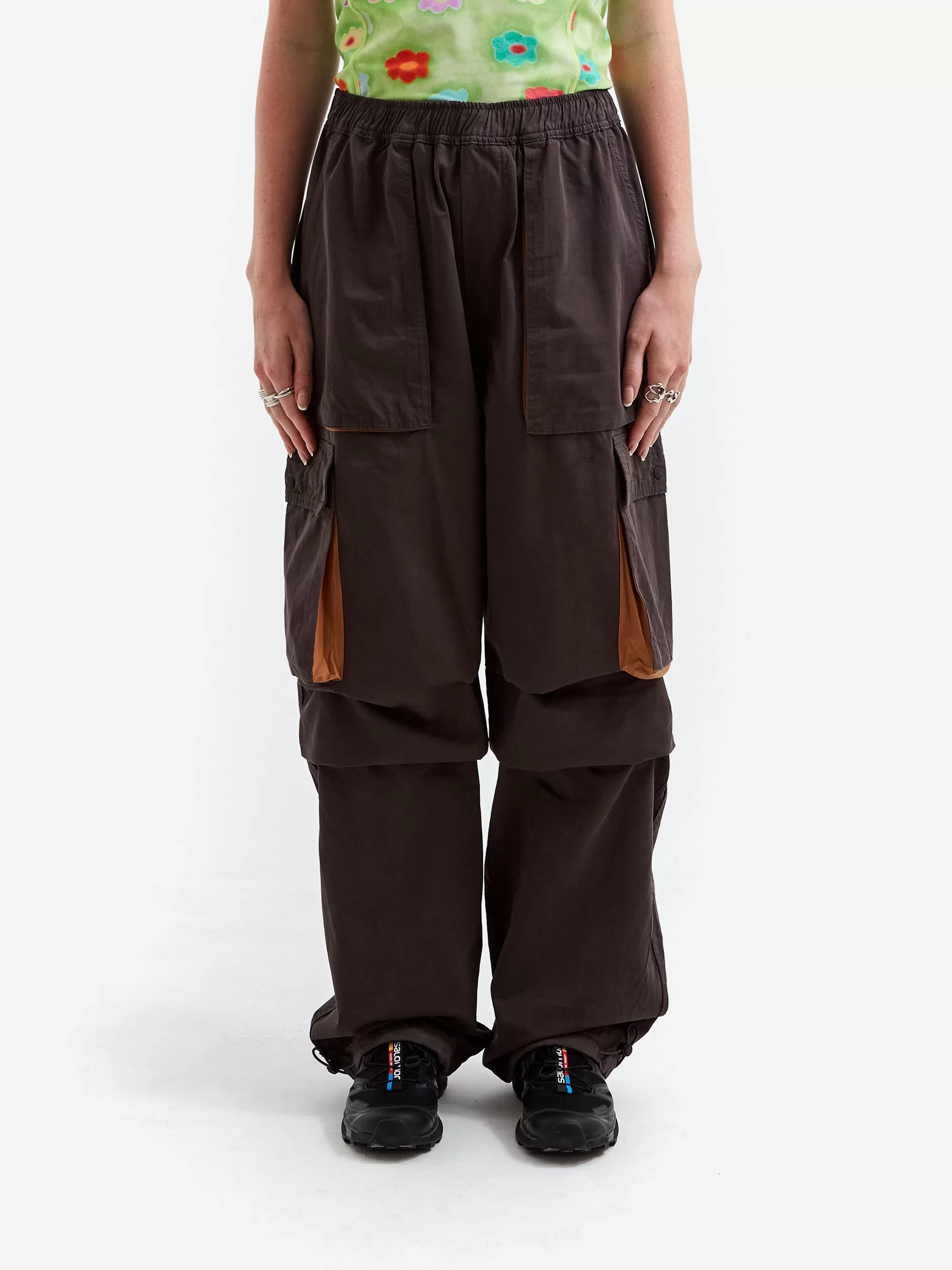 Brain Dead Adjustable Skate Pant W - Brown