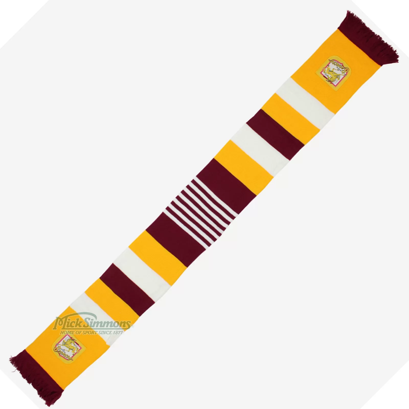 Brisbane Broncos NRL Heritage Retro Bar Scarf Rugby League