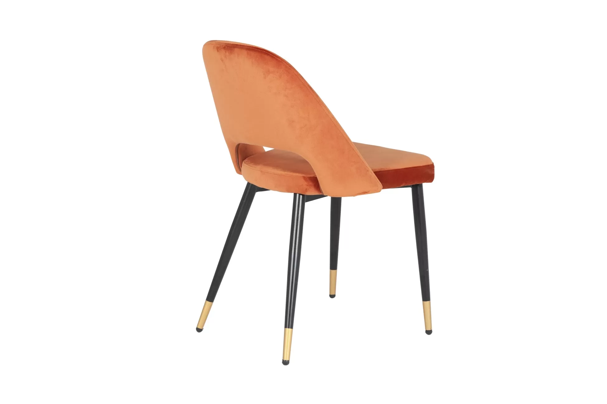 Britten Velvet Dining Chair Rust