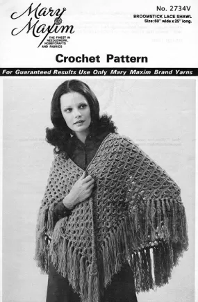 Broomstick Lace Shawl Pattern