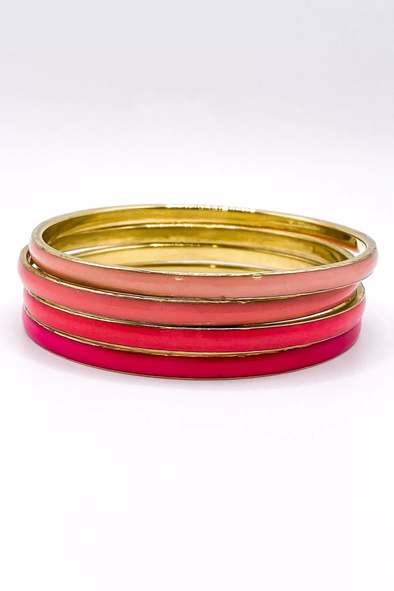 BudhaGirl Krishna Bracelets - Pink (Set of 4)