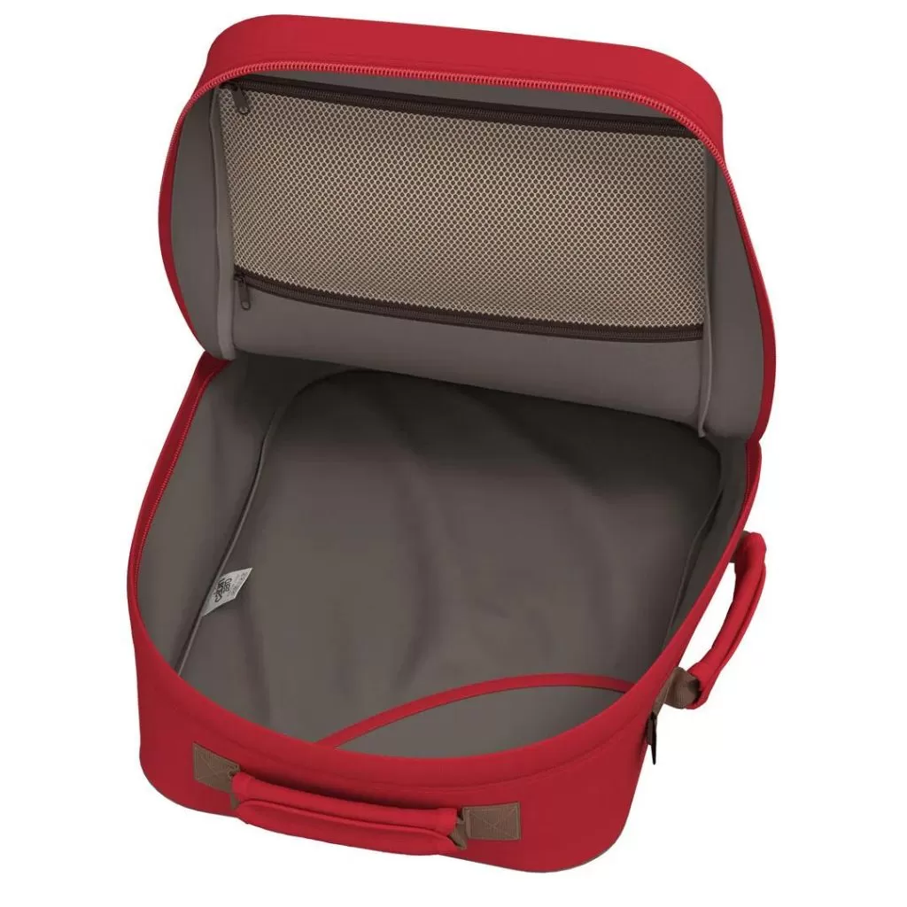 CabinZero Classic 44L Lightweight Carry On Backpack - London Red