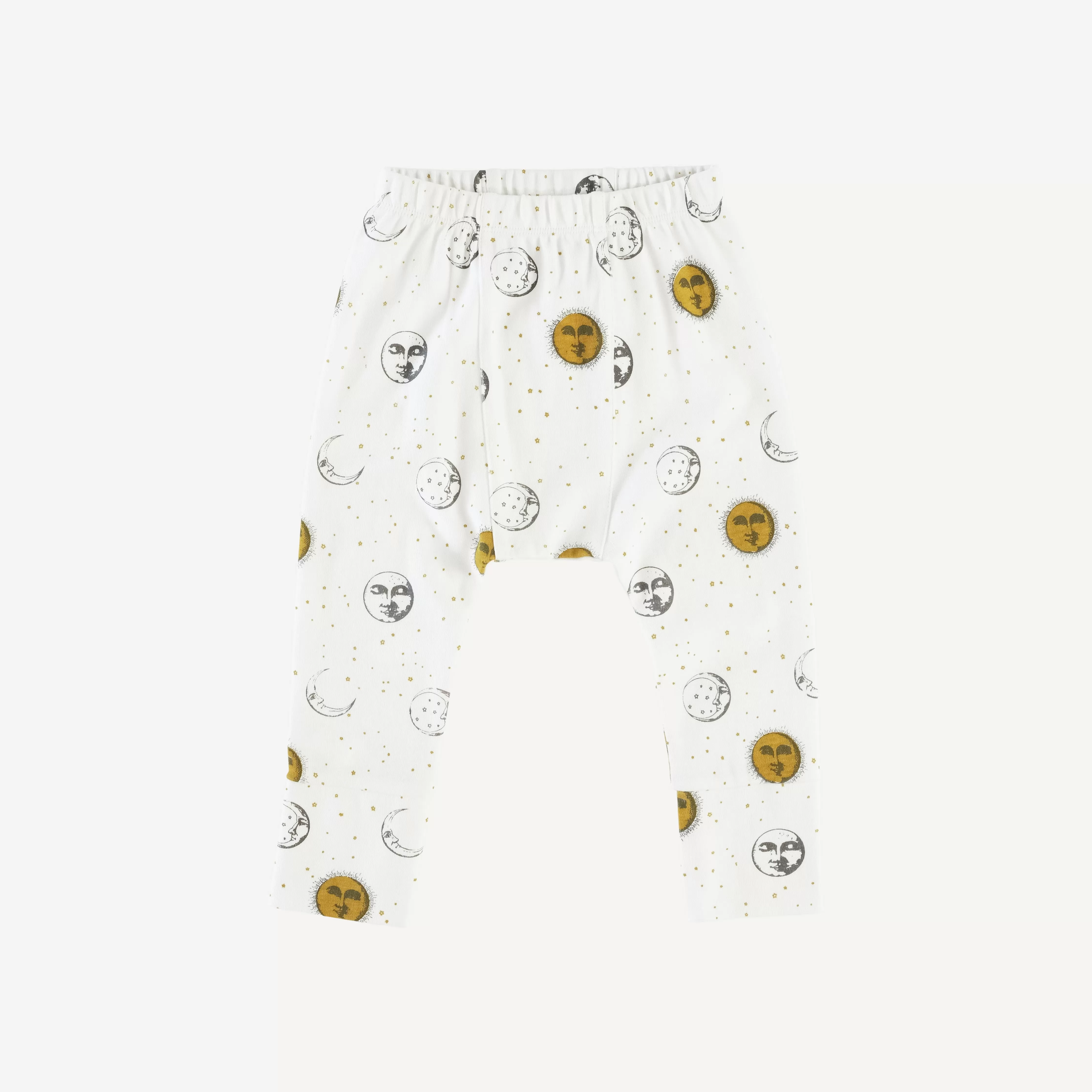 classic panda pant | sun & moon night sky | organic cotton interlock