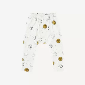 classic panda pant | sun & moon night sky | organic cotton interlock