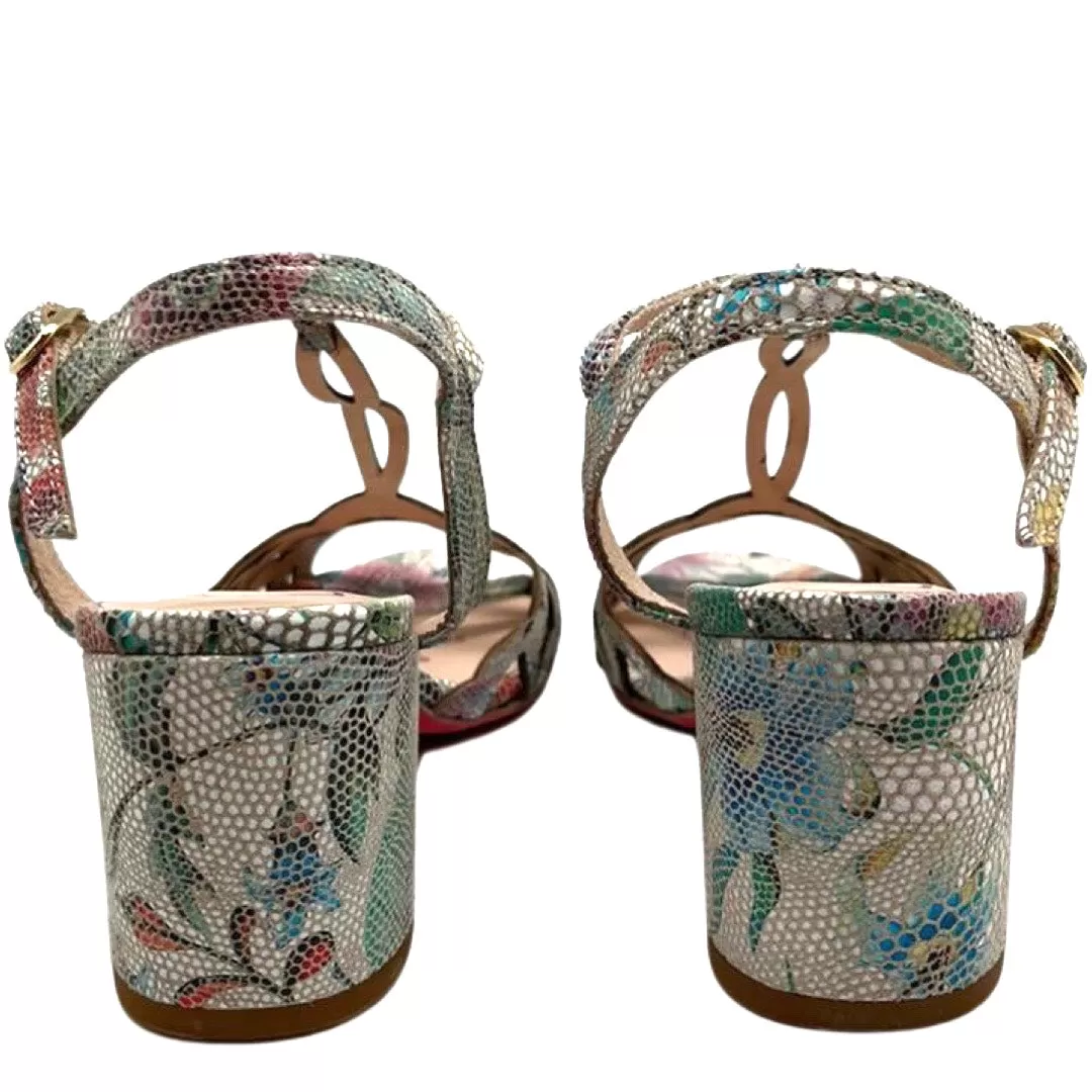 Coquille Natural multi- block heel sandals sizes 36, 37 and 40!