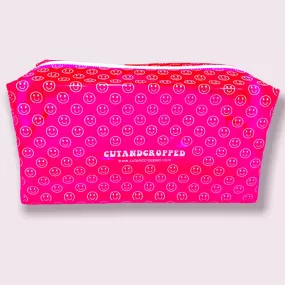 CUTANDCROPPED Pink Makeup Bag