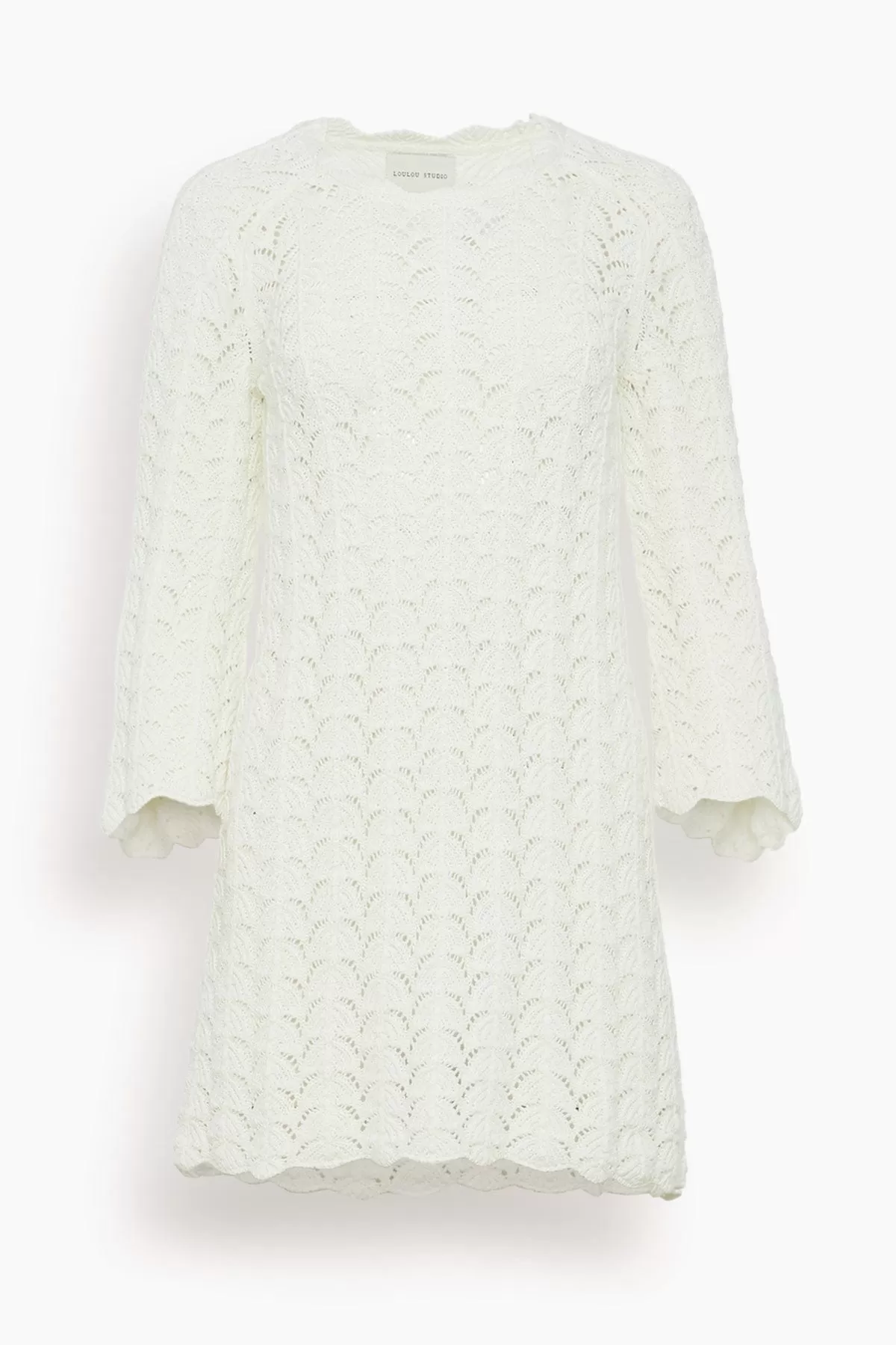 Ditu Long Sleeve Dress in Ivory