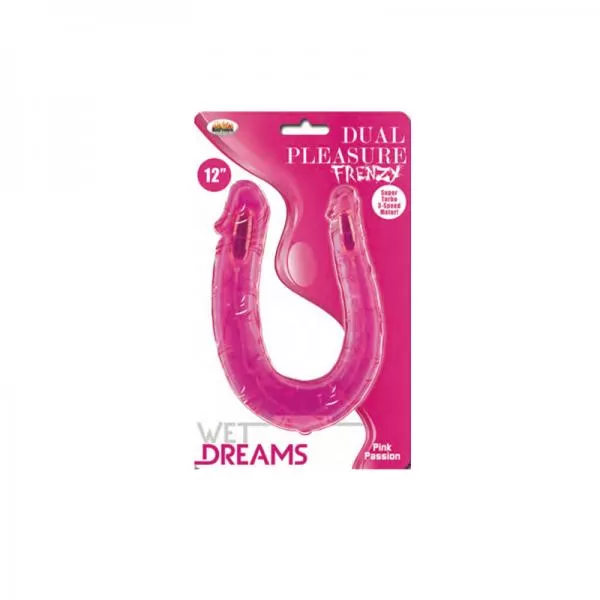 Dual Pleasure Frenzy Pink Double Dong