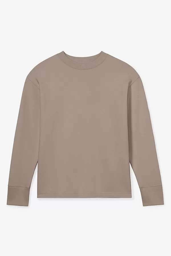 Ellie Pullover - Light French Terry :: Light Truffle