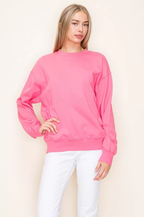 Everyday Sweatshirt - Pink Berry