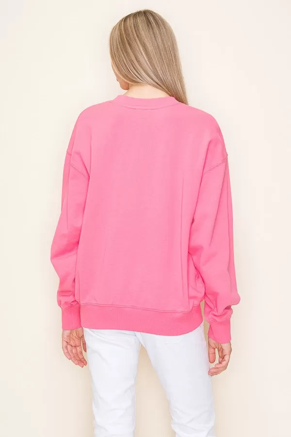 Everyday Sweatshirt - Pink Berry