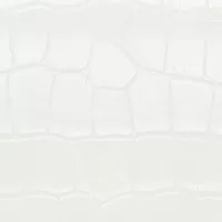 Exclusive Wallet On Chain In Ivory Croc-Effect Leather