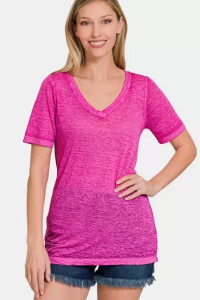 Explore More  Collection - Zenana V-Neck Short Sleeve T-Shirt