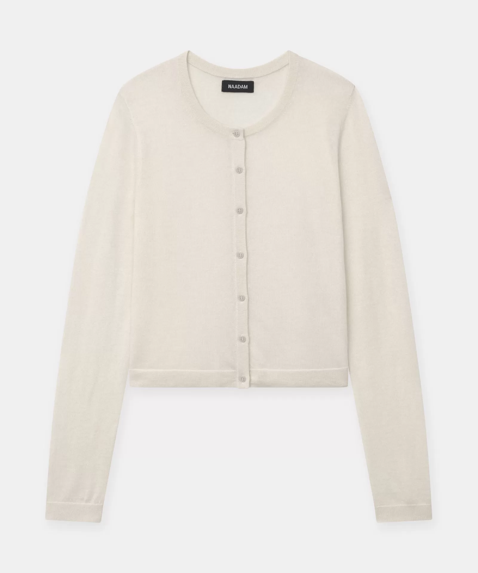 Fancy Cashmere Cropped Cardigan