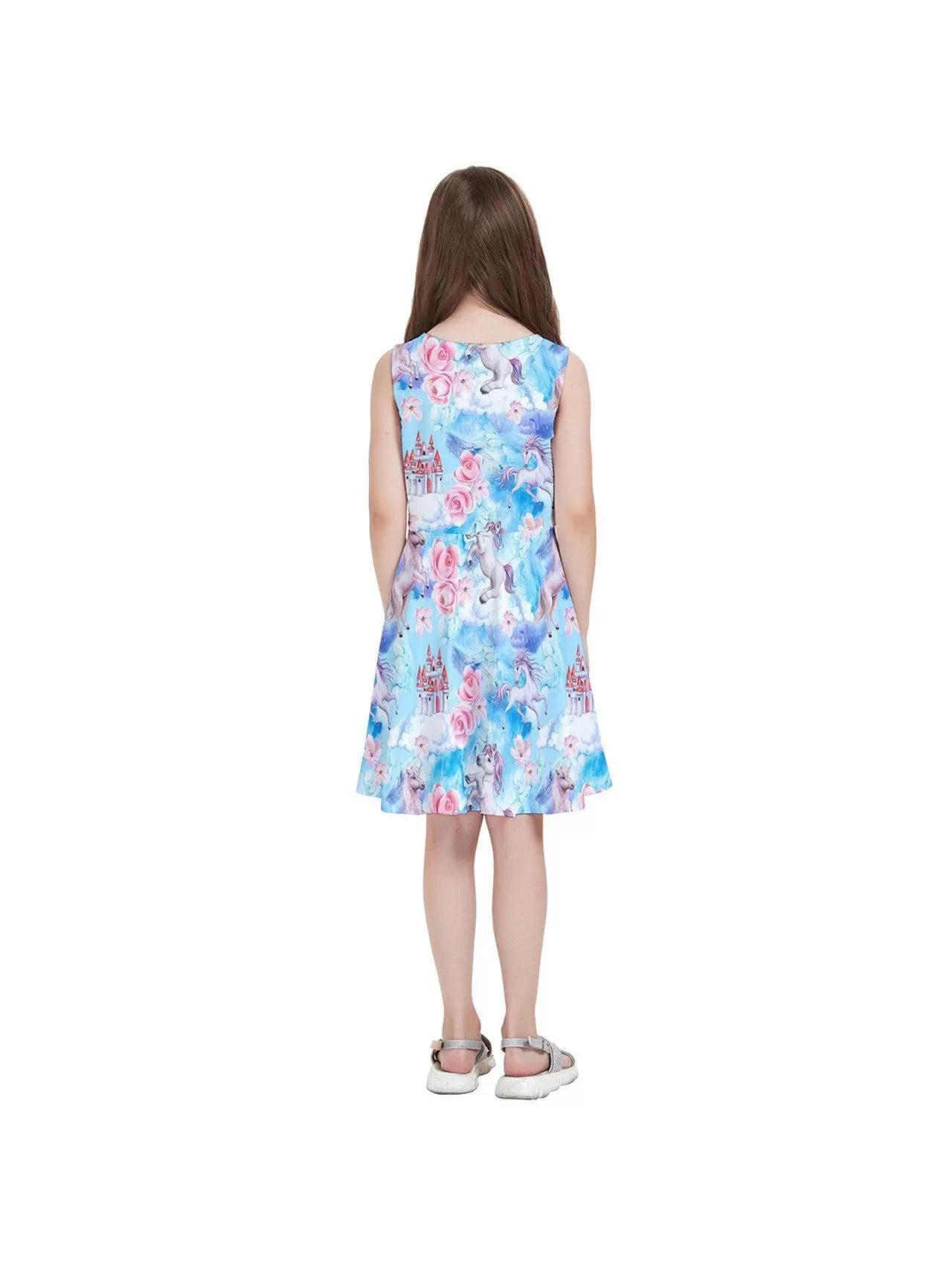 Fantasy Unicorns Kids' Skater Dress