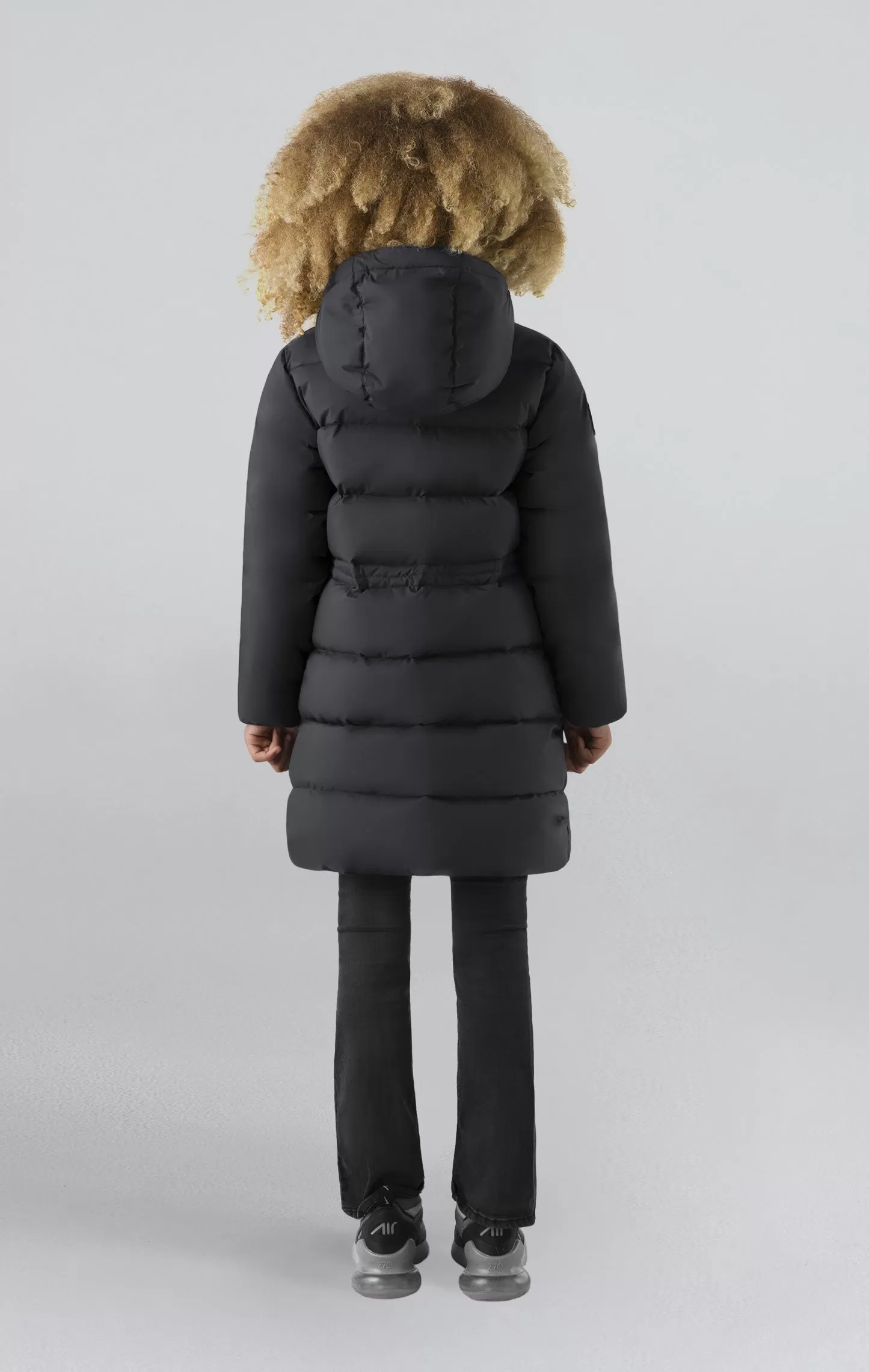 Fara Girl's Long Down Jacket