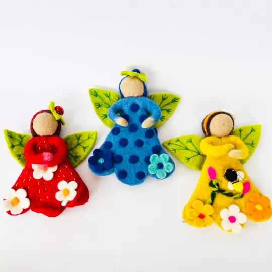 Felt Angel Tree Topper Ornaments